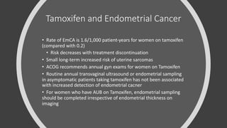 Understanding the Relationship Between Estrogen and Uterine Cancer | PDF