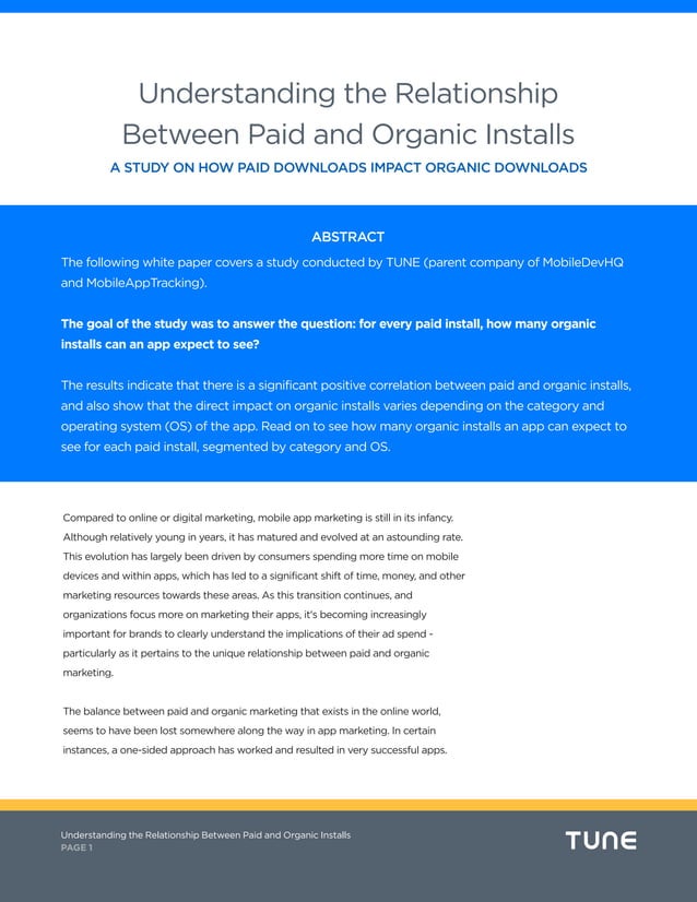 Understanding the Relationship Between Paid and Organic Installs Final ...