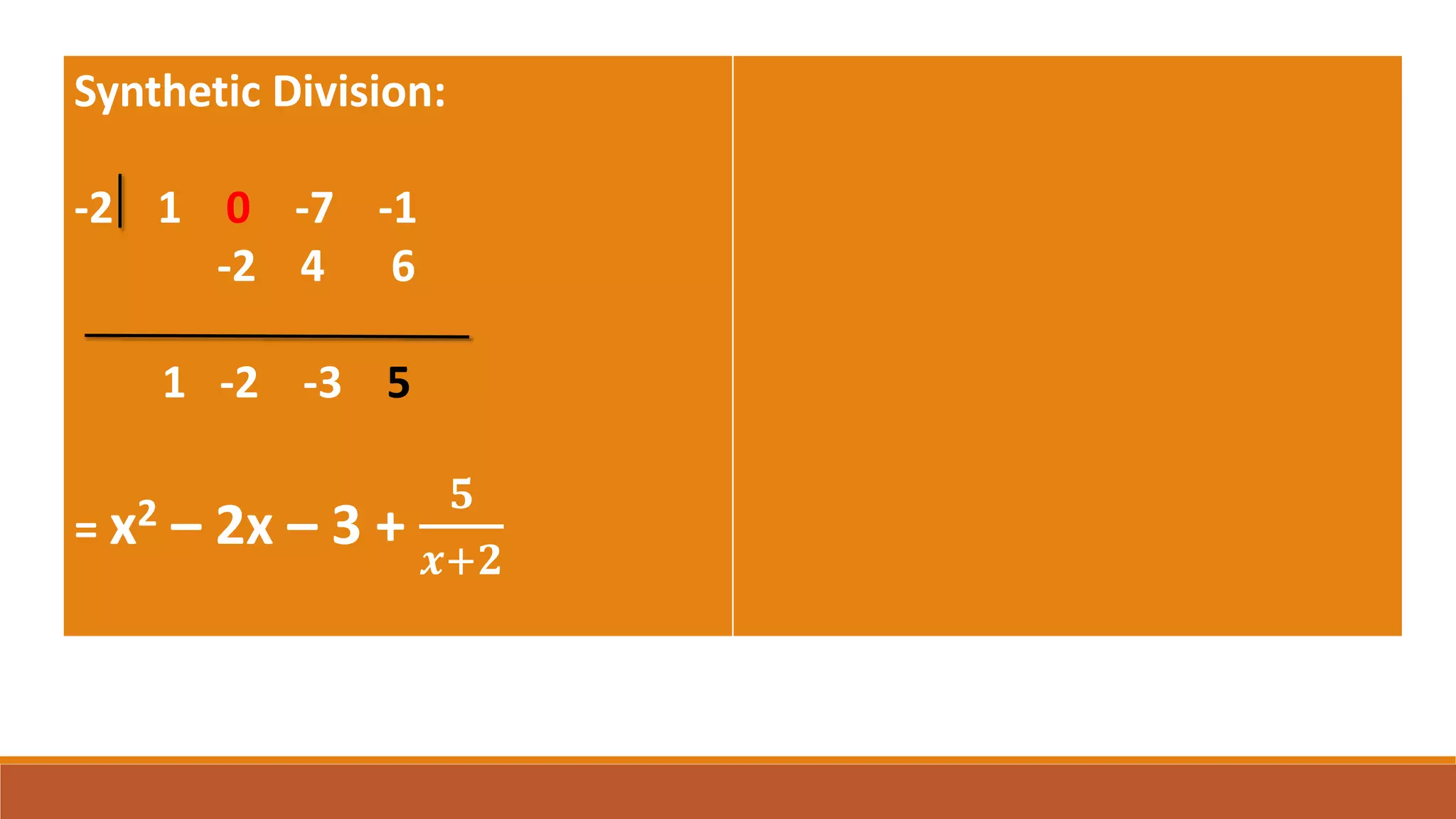 Understanding the remainder theorem