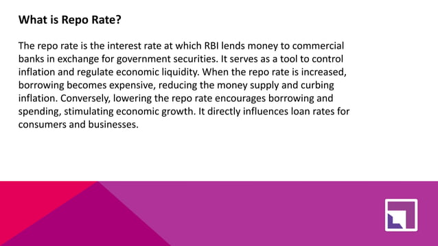 Understanding the Repo Rate and It's Meaning | PDF | Interest Rates ...