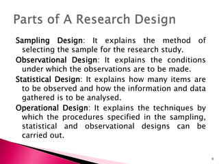 Understanding the research design | PPTX