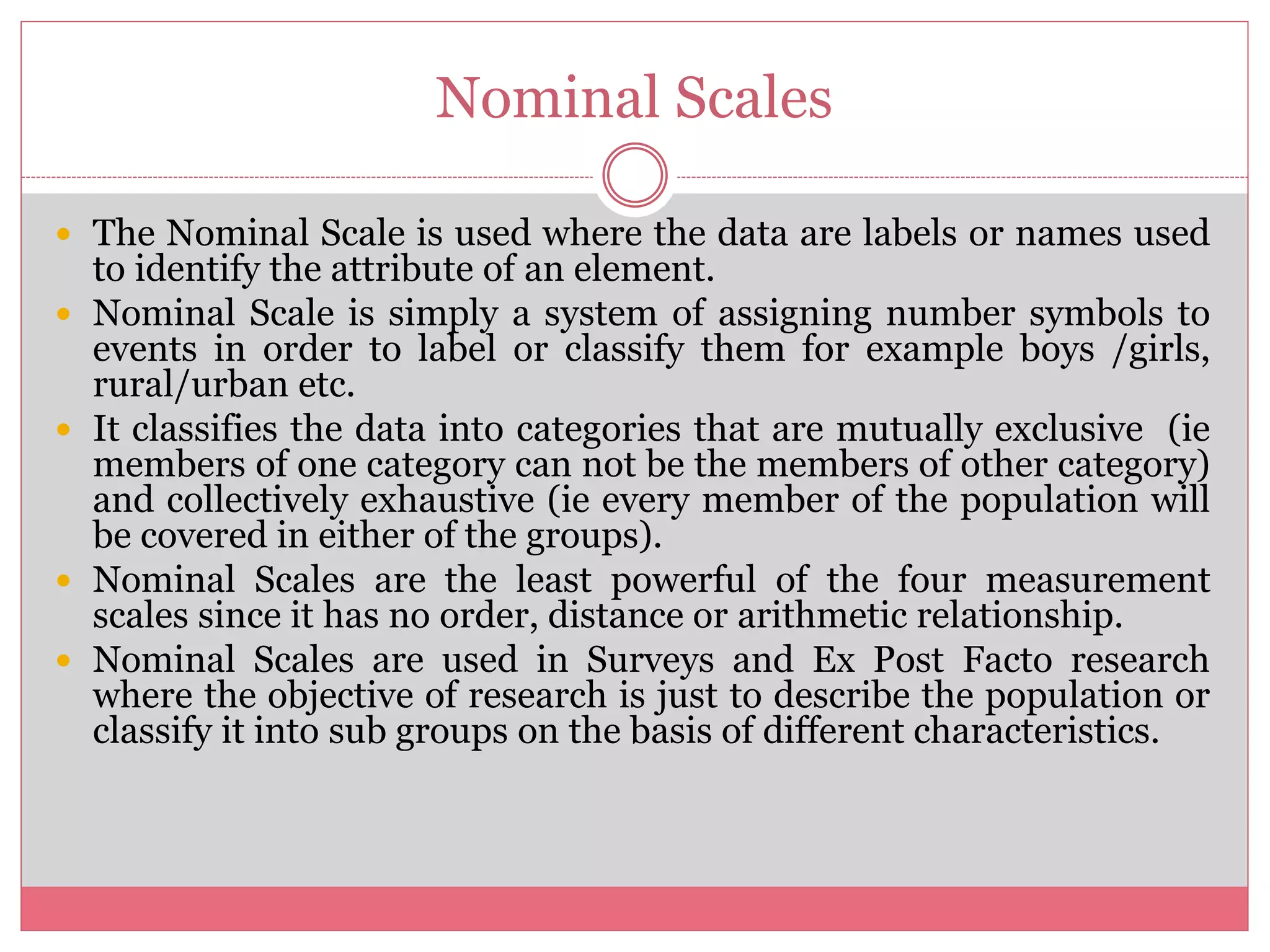 Understanding the Scales of Measurement | PPTX