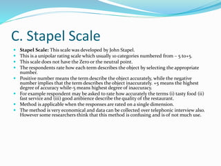 Understanding the Scaling in Research | PPTX