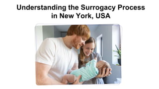 Understanding the Surrogacy Process
in New York, USA
 