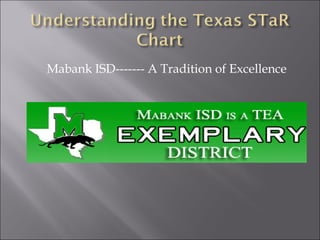 Mabank ISD------- A Tradition of Excellence 
