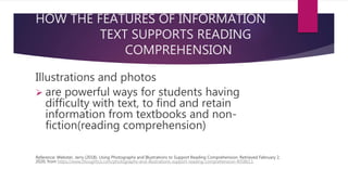 UNDERSTANDING THE TEXT FEATURES IN NON-FICTION AND SQ3R | PPTX