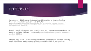 UNDERSTANDING THE TEXT FEATURES IN NON-FICTION AND SQ3R | PPTX