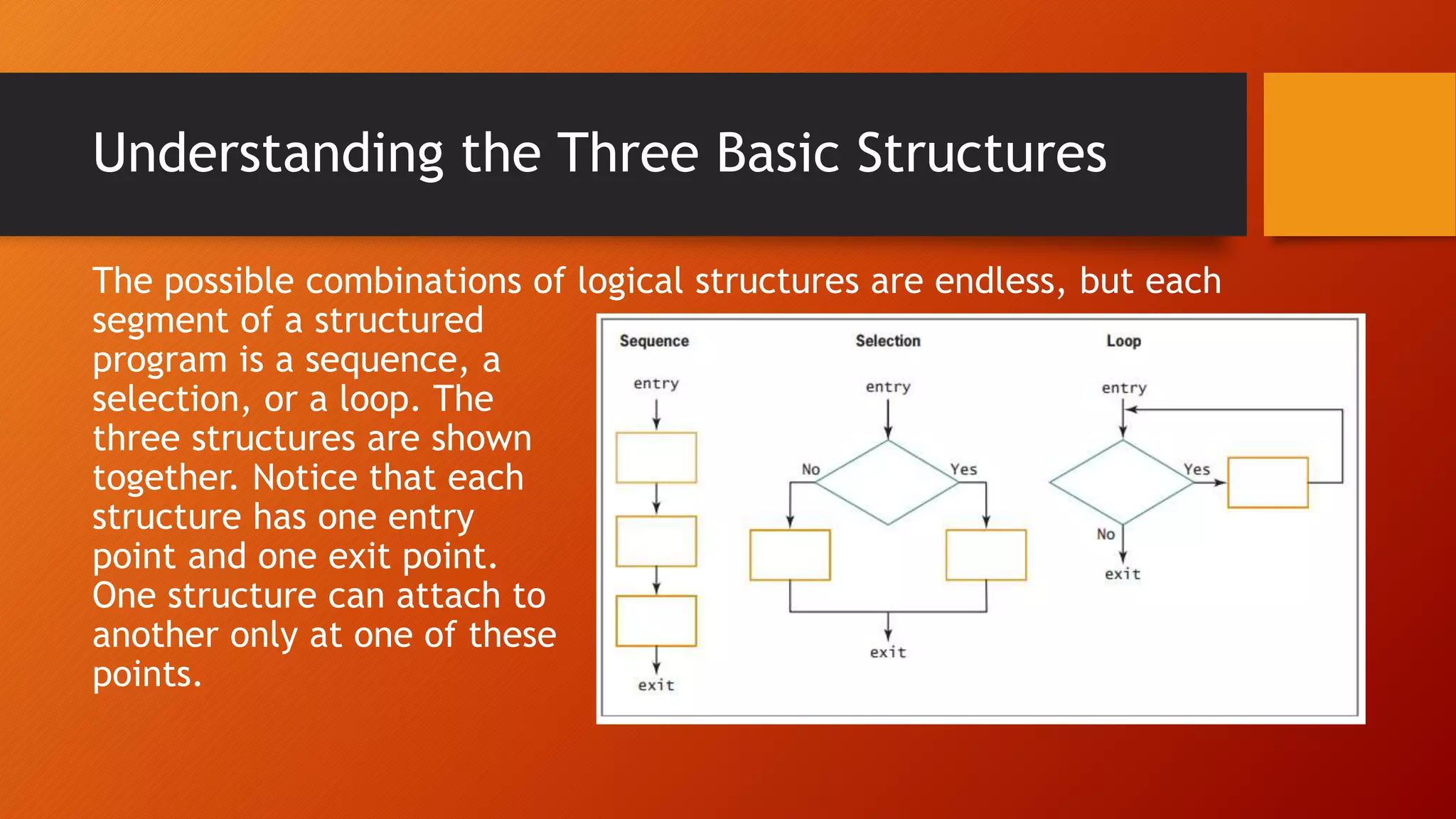 Understanding the Three Basic Structures | PPSX | Programming Languages ...