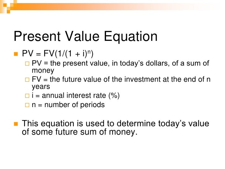 Understanding the Time Value of Money; Single Payment