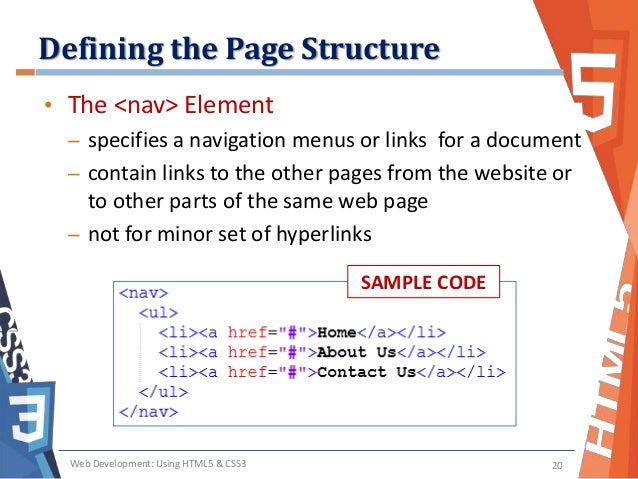 Understanding the Web Page Layout