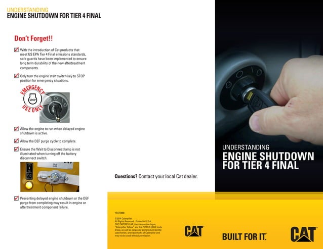 Understanding Engine Shutdown for Tier 4 Final | PPT