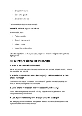 Understanding To Buy LinkedIn Verification and PVA Accounts.pdf