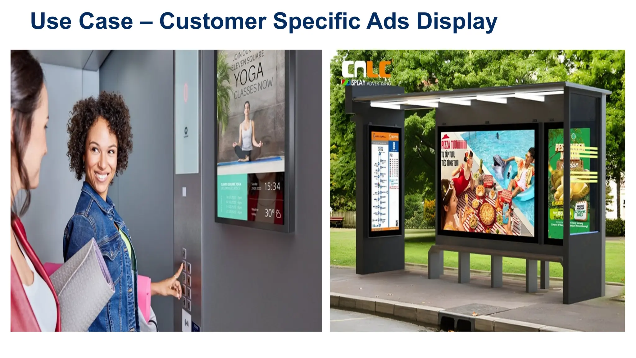 Use Case – Customer Specific Ads Display