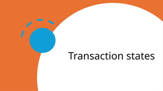 Transaction states
 