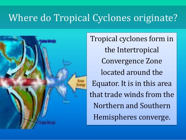 How do cyclones happen?