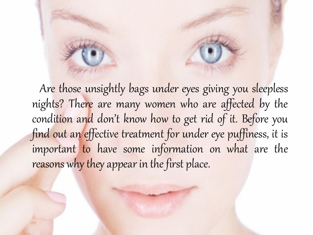 Understanding Under Eye Puffiness And How To Manage The Condition Better