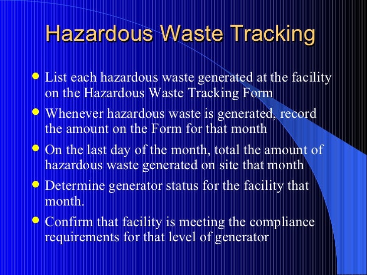 Understanding universal & hazardous waste