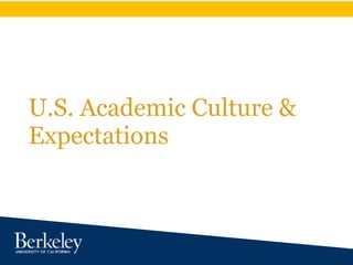Understanding US academic expectations | PDF