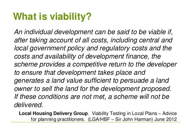 Understanding Viability Understanding Viability
