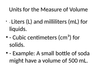Understanding_Volume_Science5. Powerpoint Presentation | PPTX