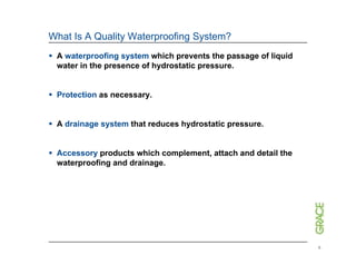 Understanding waterproofing | PDF