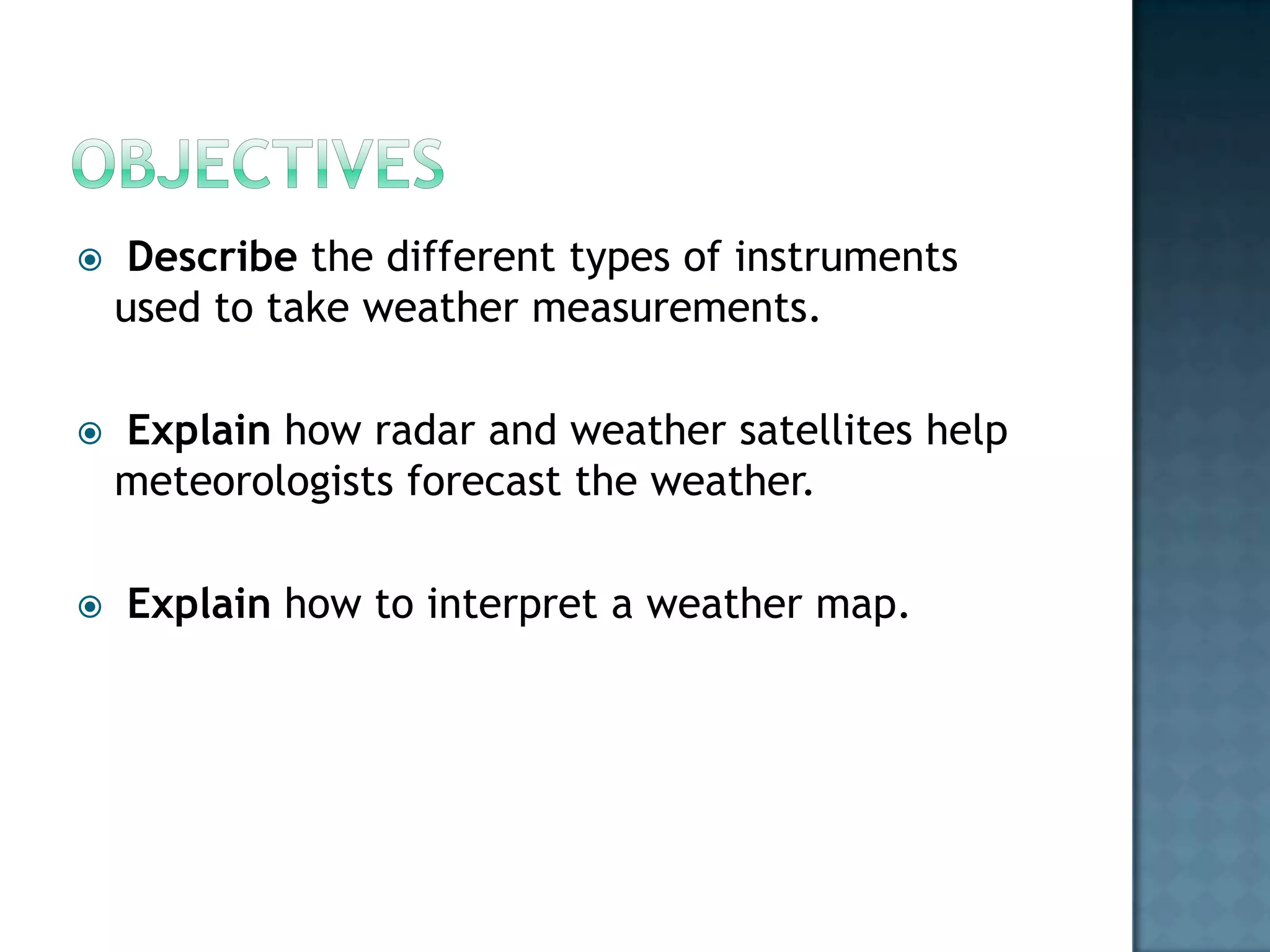 Understanding Weather