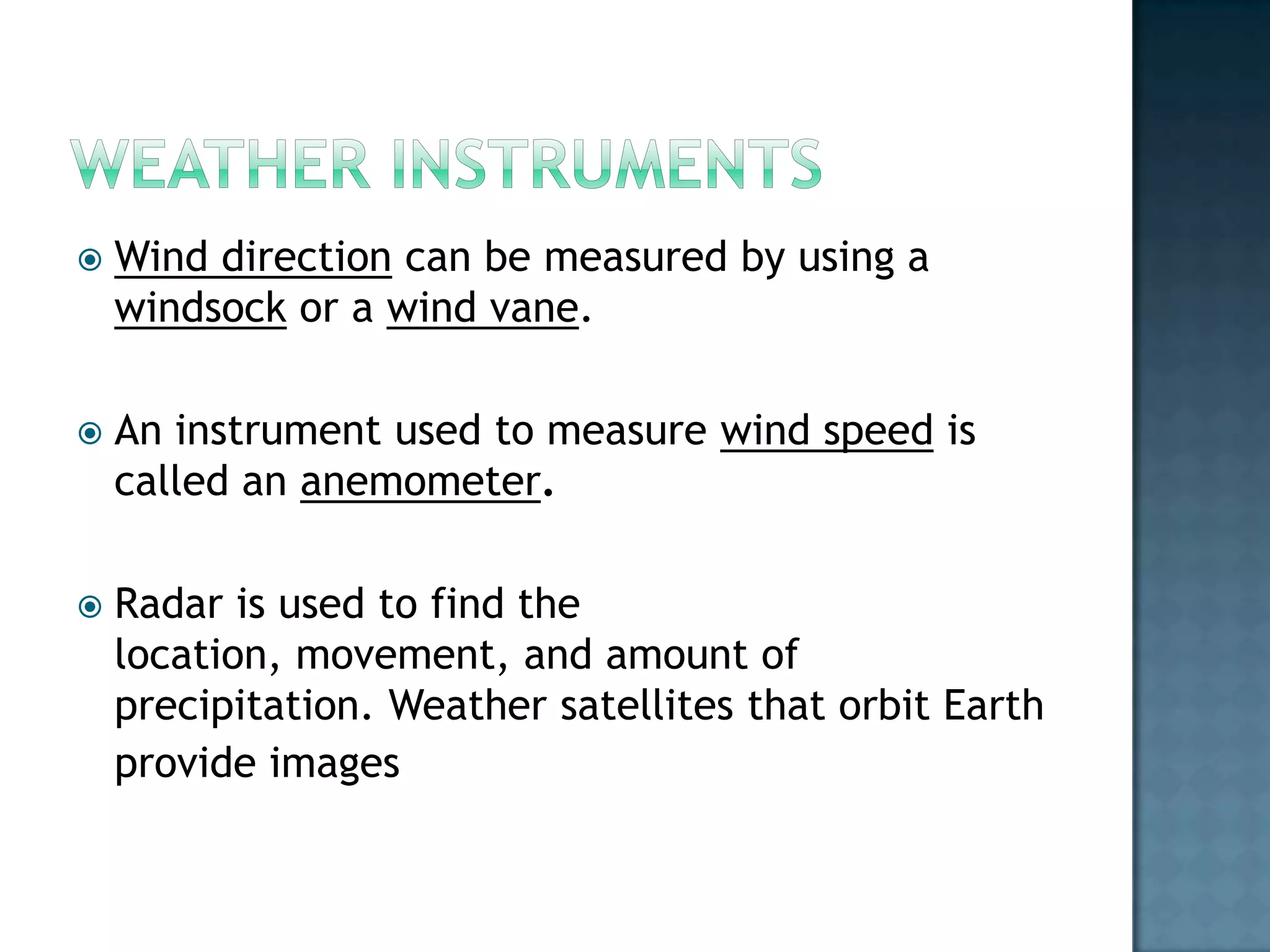 Understanding Weather