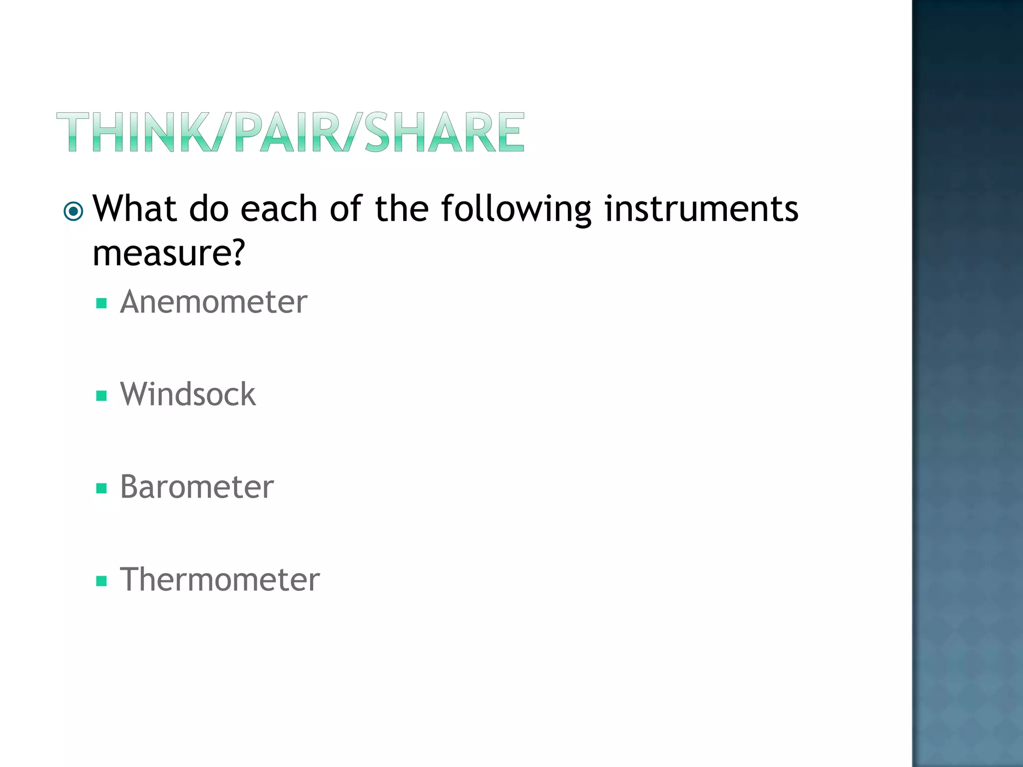 Understanding Weather