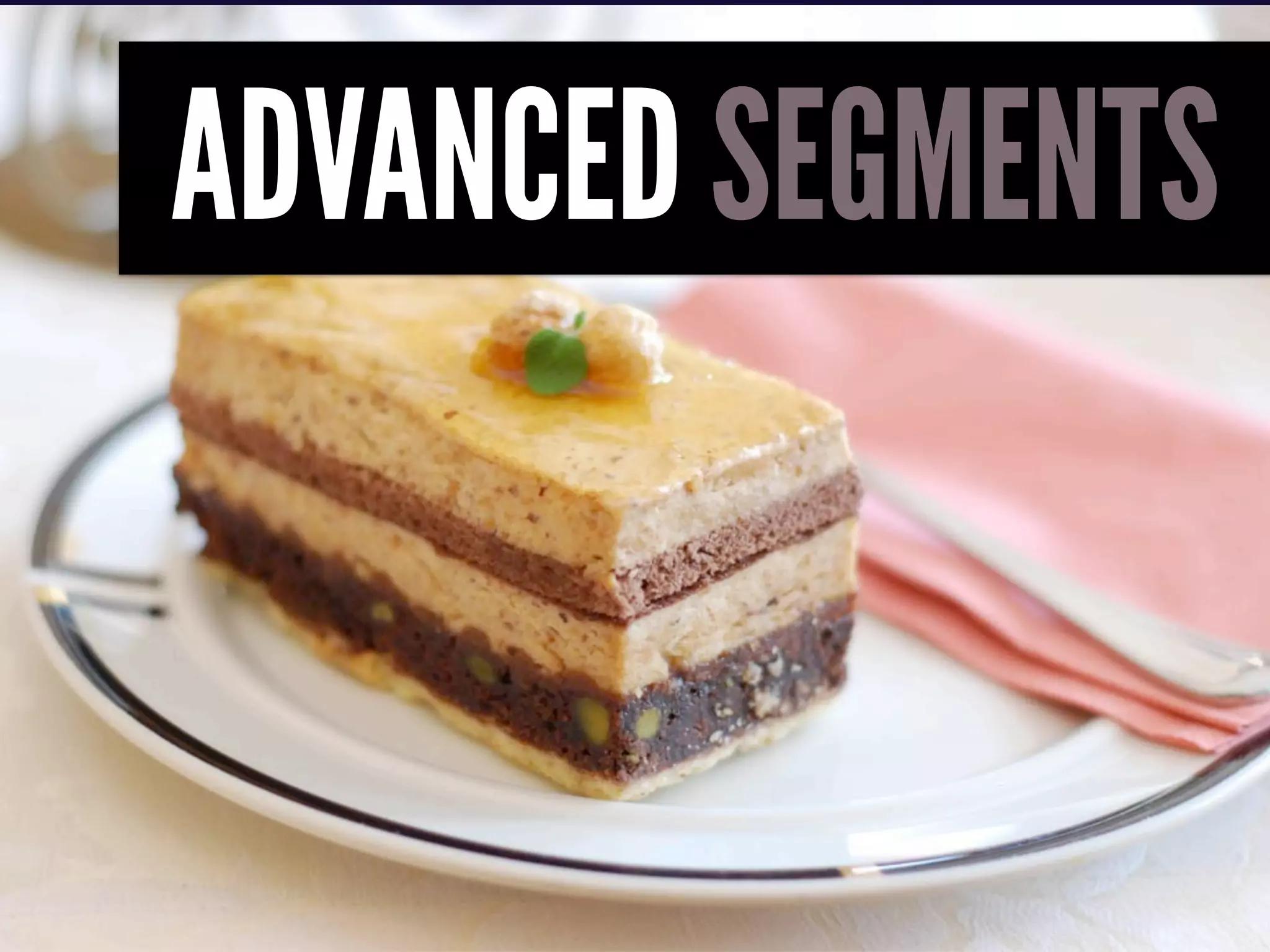 ADVANCED SEGMENTS
 
