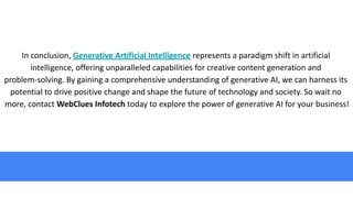 Understanding What is Generative Artificial Intelligence A ...