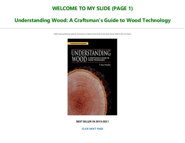 E Book F R E E Understanding Wood A Craftsman S Guide To Wood Techn