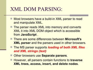 Understanding XML DOM | PPT