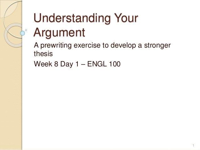 High School Essay Topics Understanding Your Argument Research Papers Understanding Your Argument A Prewriting Exercise To Develop A Stronger Thesis Week Day Public Health Essays also Thesis Statement For Process Essay Understanding Your Argument Research Papers English Essay Papers