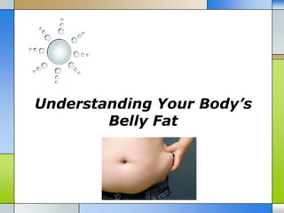 Understanding Your Body’s
Belly Fat

 