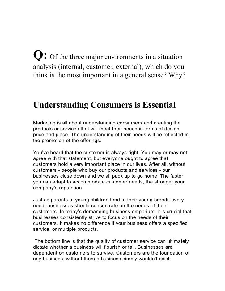Understanding Your Business