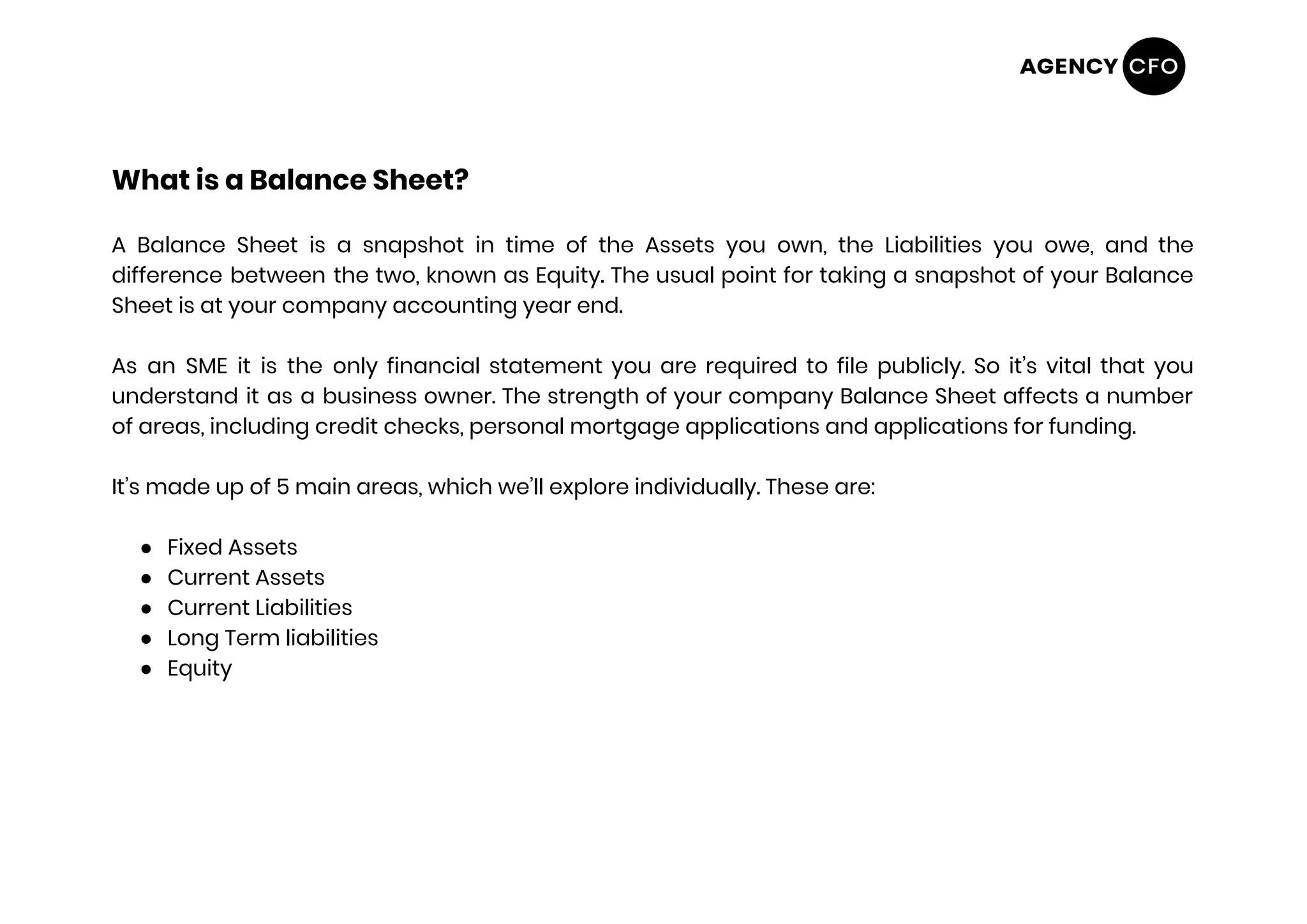 Understanding your company balance sheet PPT