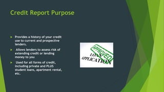 Understanding your credit. | PPTX