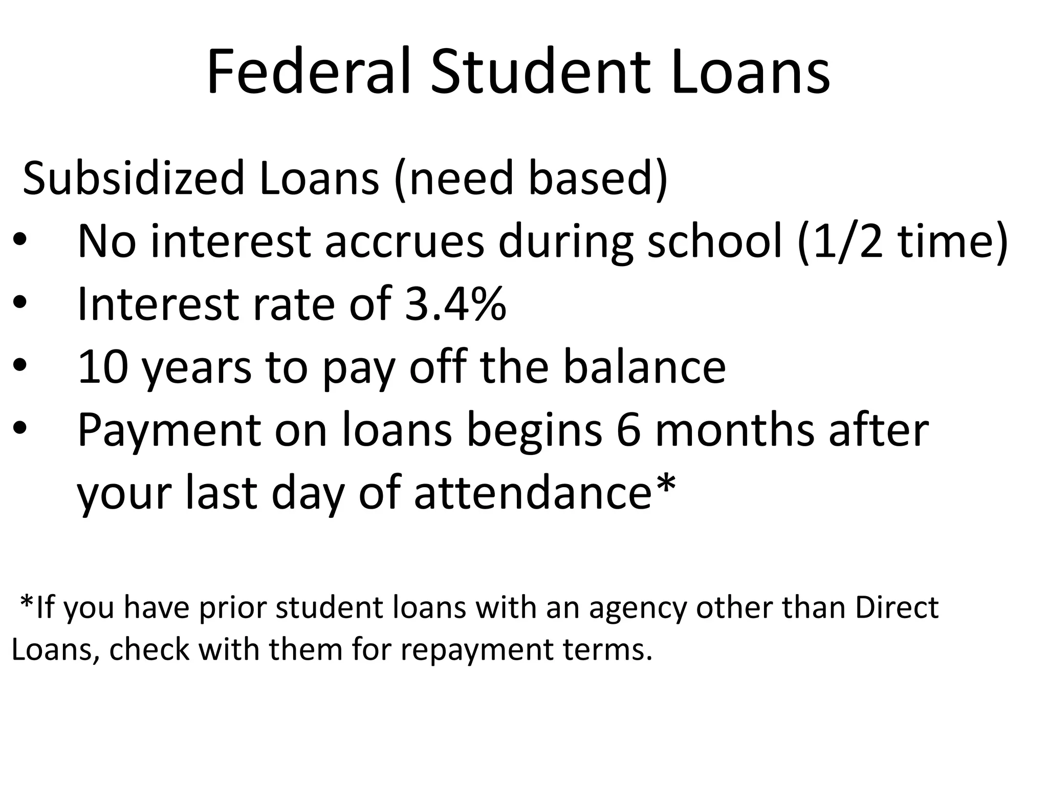 Understanding your federal student aid loans | PPTX
