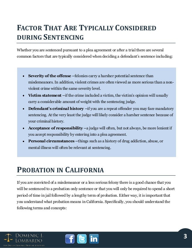 Understanding Your Probation Sentence in California