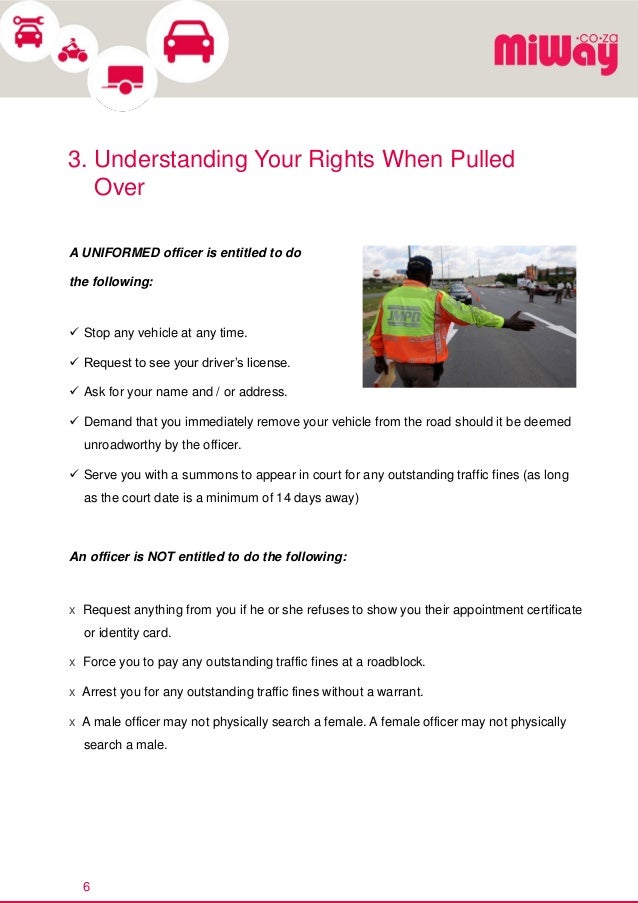 Understanding your rights when pulled over