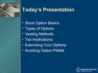 Understanding Your Stock Options | PPT