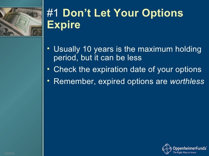 Understanding company stock options