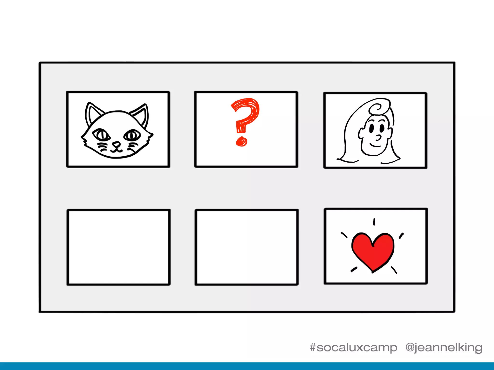 #socaluxcamp @jeannelking
?
 