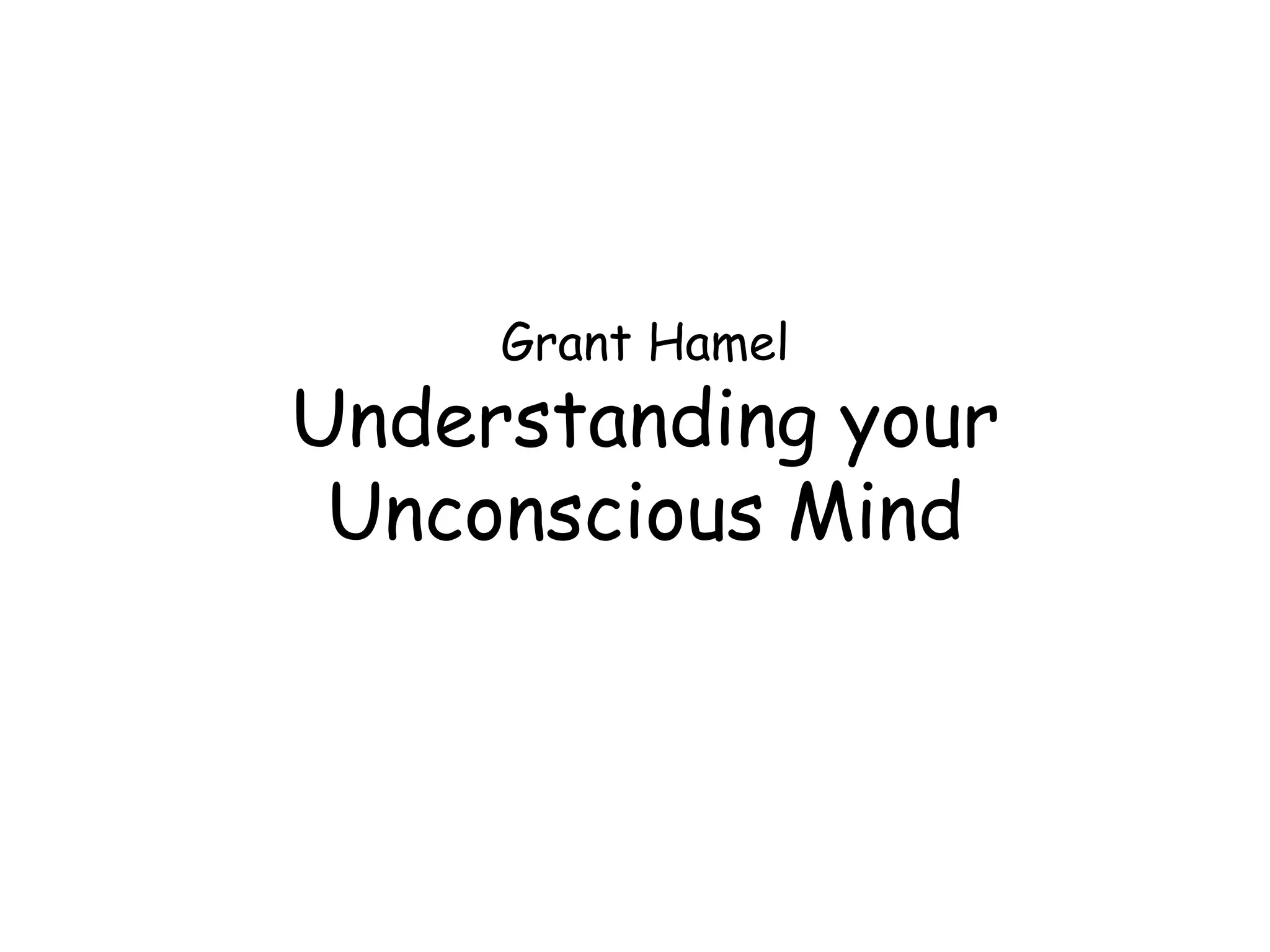 The Shocking Truth About Your Unconscious Mind - ay4jf8y