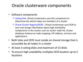 Understand oracle real application cluster | PPTX