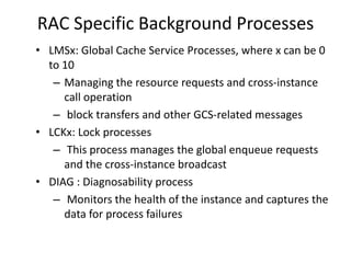 Understand oracle real application cluster | PPTX