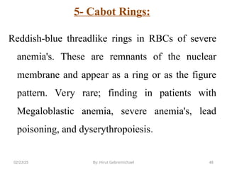 Radioactive Rbcs Understand RBCs morphology and inclusion bodies.ppt