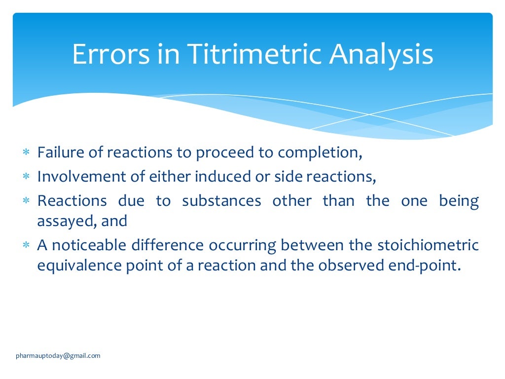 Understand the importance of each step to minimise Laboratory errors
