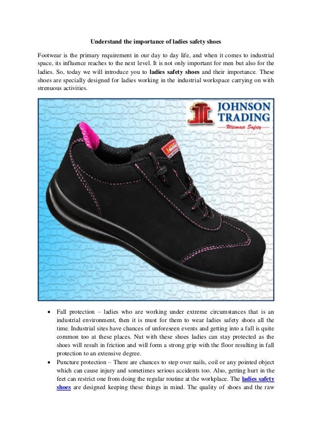 ladies safety footwear