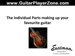 The individual Parts making up your favourite guitar 